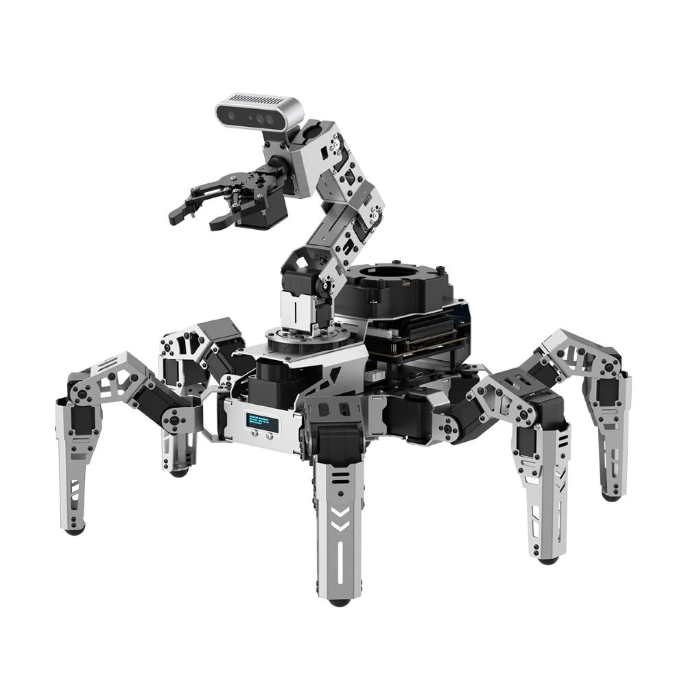 Raspberry Pi - Hiwonder ROSpider ROS2 Hexapod Robot met