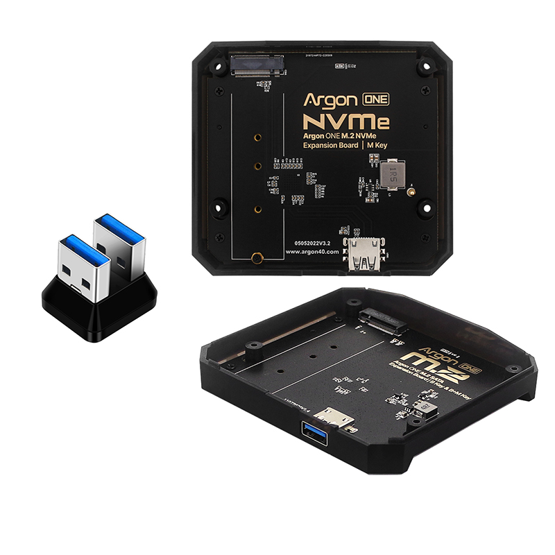 Pi 4 Case - Argon ONE M.2 Uitbreidingskaart USB 3.0