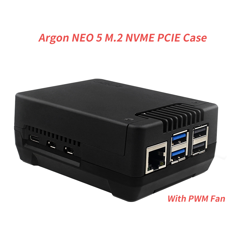 Pi Power Supply - Argon NEO 5 M.2 NVME PCIE-behuizing