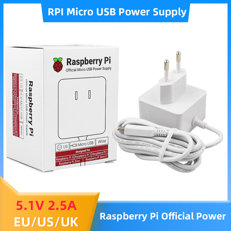 Pi Power Supply - Raspberry pi 12.5w voeding 5.1v 2.5a