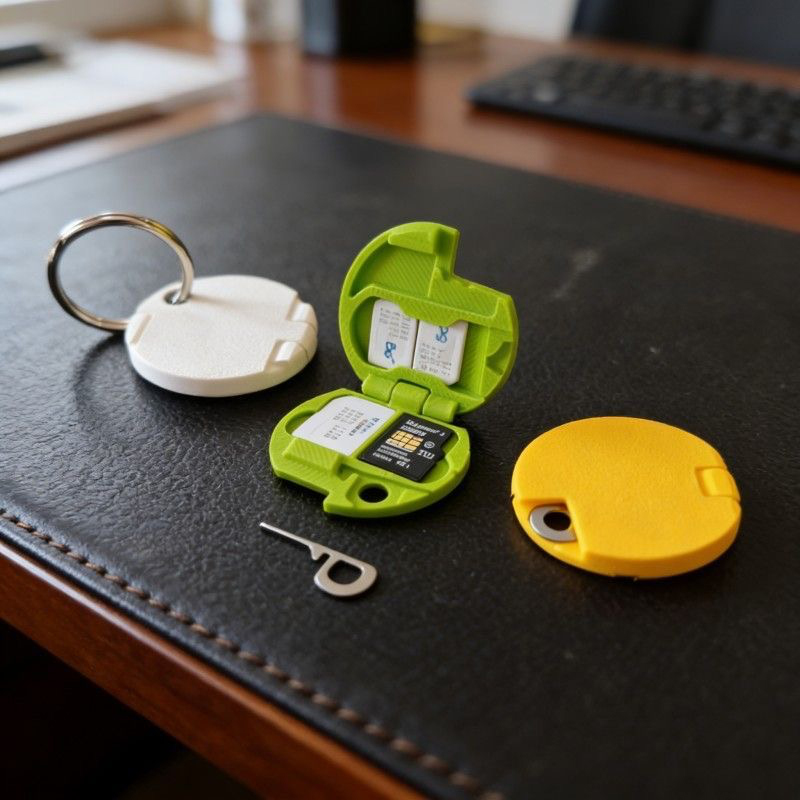 Micro Sd Card - 3D-geprinte SIM- en TF-kaart houder, draagbare