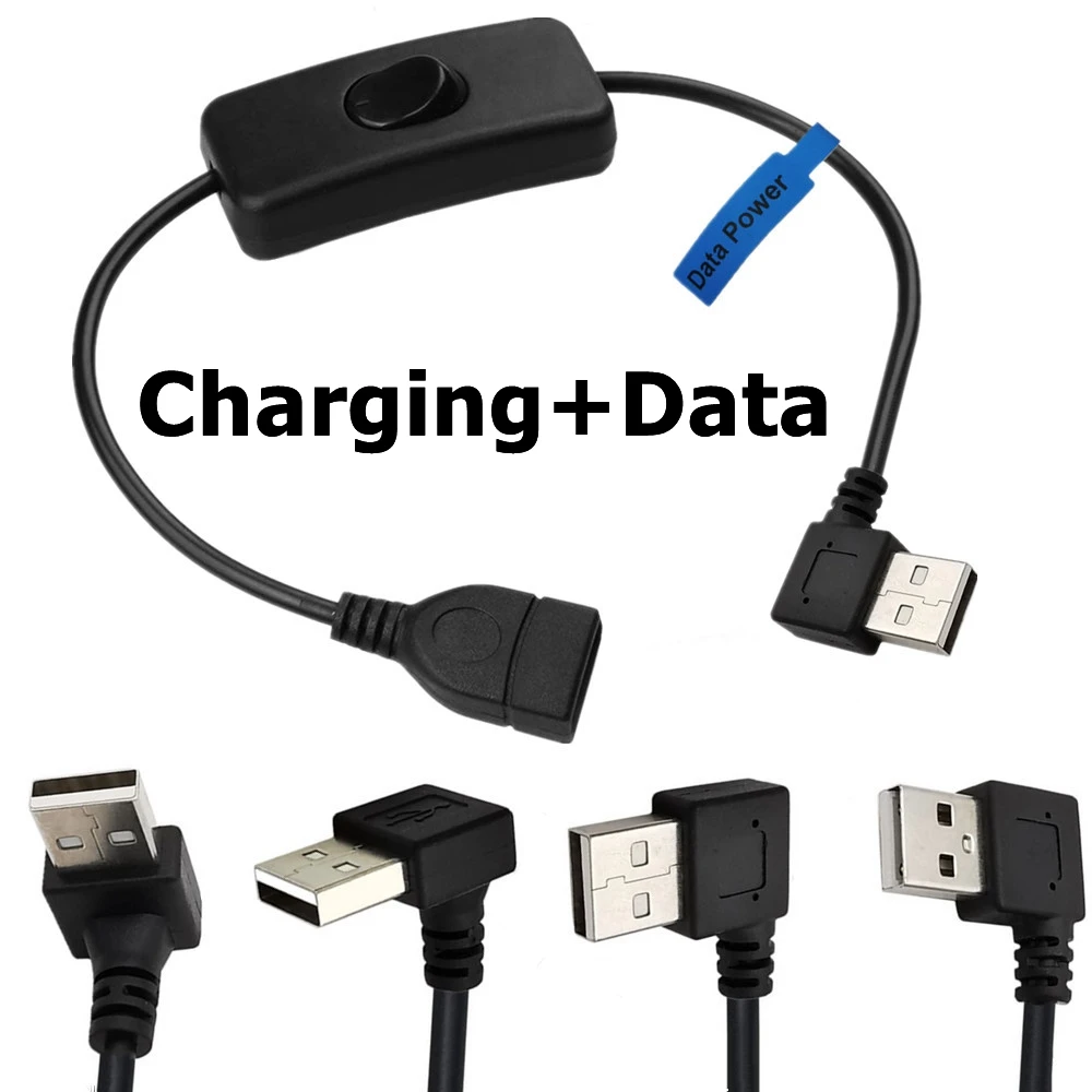 Pi Camera Cable - 90 graden USB man-vrouw verlengkabel voor