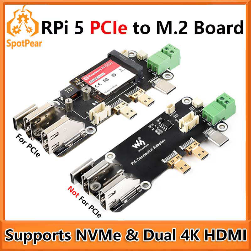 Pi Cooler - Raspberry Pi 5 PCIe naar M.2
