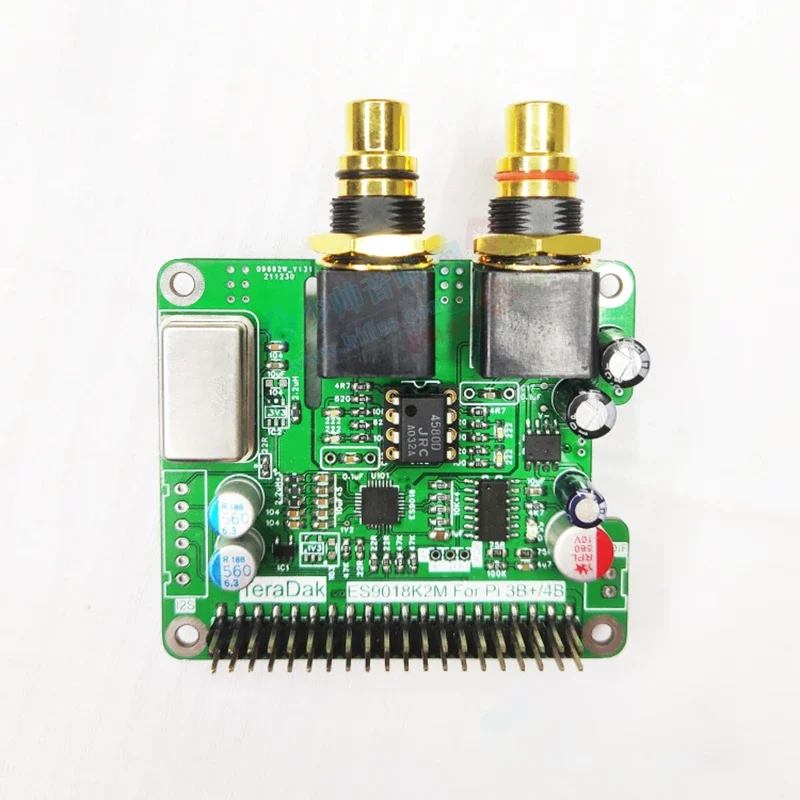 Raspberry Pi 4 - Raspberry 3B+Pi4 I2S DACES9018K2M uitbreidingskaart voor