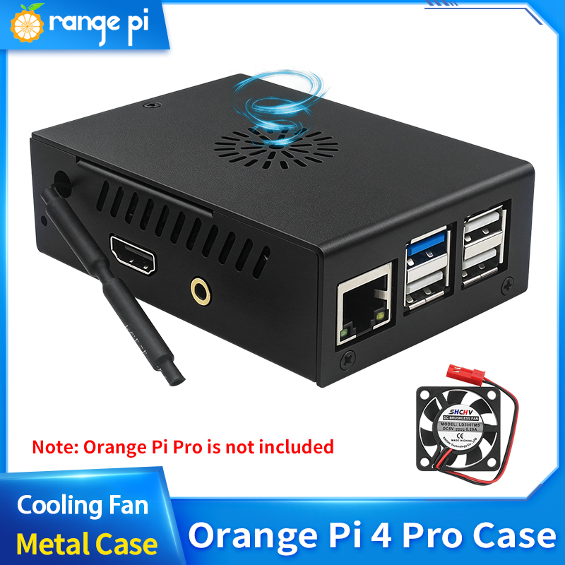 Pi Power Supply - Orange Pi 4 Pro Metalen Behuizing