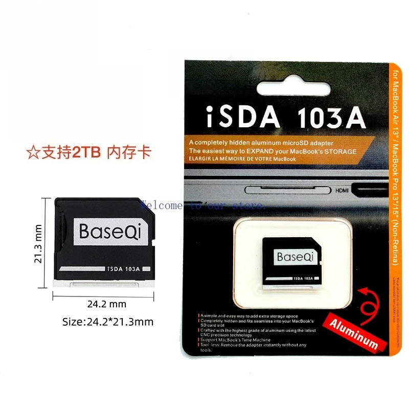 Micro Sd Card - Verborgen MicroSD TF-kaartadapter voor de BaseQi