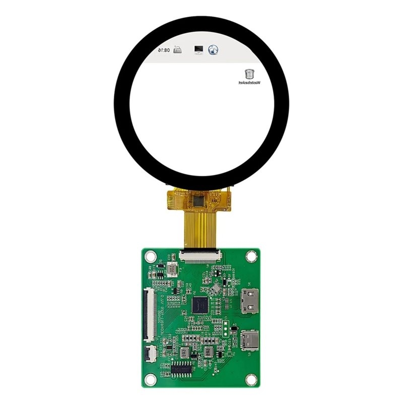 Pi Display - A52T DSI TFT LCD rond display
