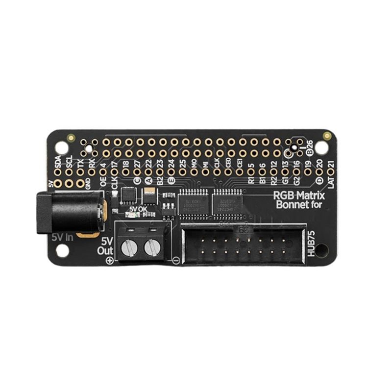 Pi Display - B27B 3211 Adafruit RGB Matrix Bonnet-module
