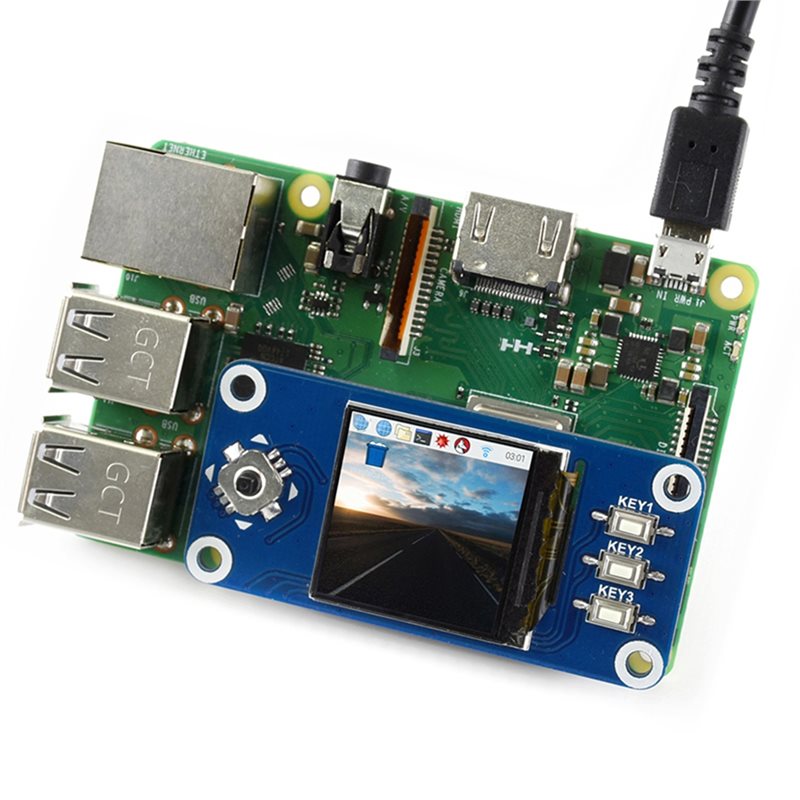 HAT voor Raspberry Pi 1.3 inch - Pi Display recensie en prijs