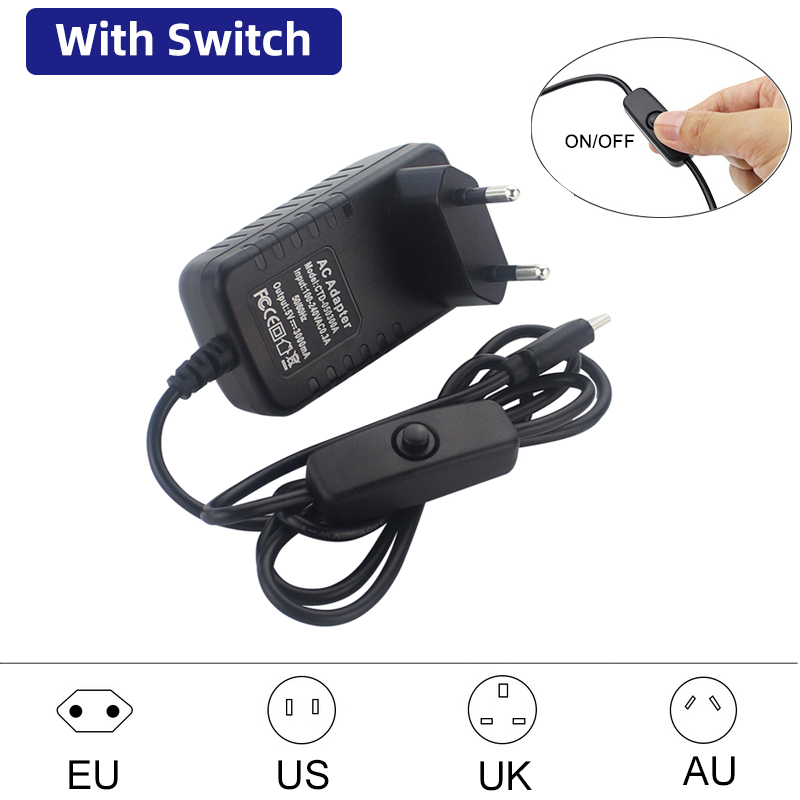 5 V 3A Raspberry Pi 4 Voeding  - Pi Power Supply recensie en prijs