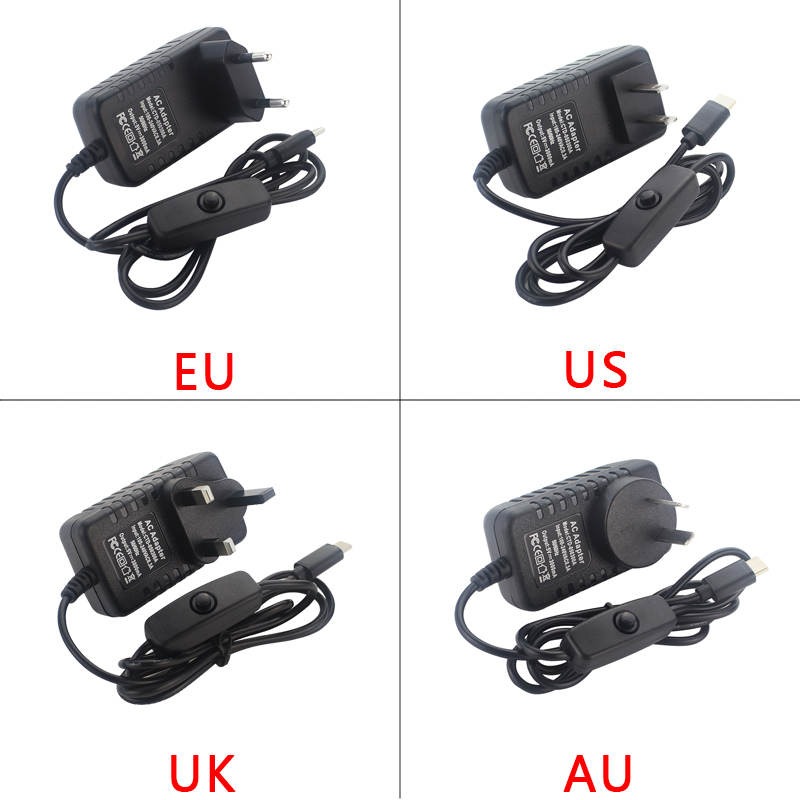 5 V 3A Raspberry Pi 4 Voeding  - Pi Power Supply recensie en prijs
