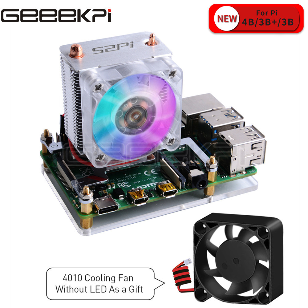 Geeekpi Clear Black Ice Toren  - Pi 5 Case recensie en prijs