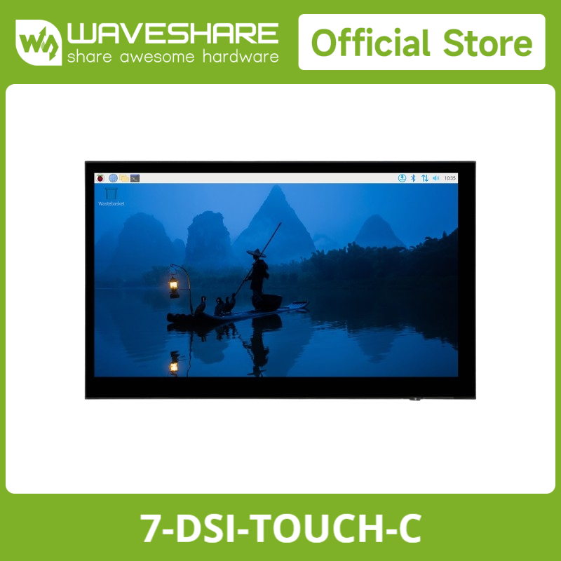 Waveshare 7-inch DSI-capacitie - Pi Display recensie en prijs