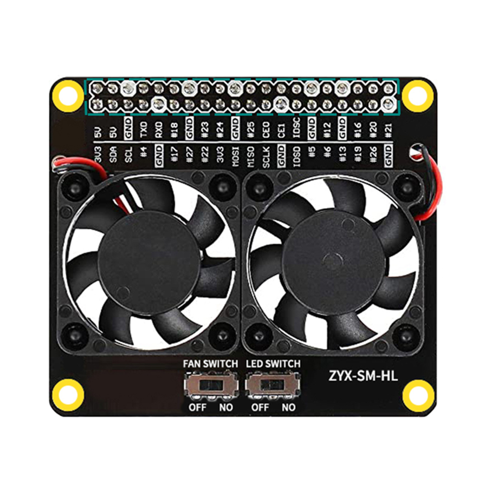 52Pi voor Raspberry Pi LED Dua - Raspberry Pi 4 recensie en prijs