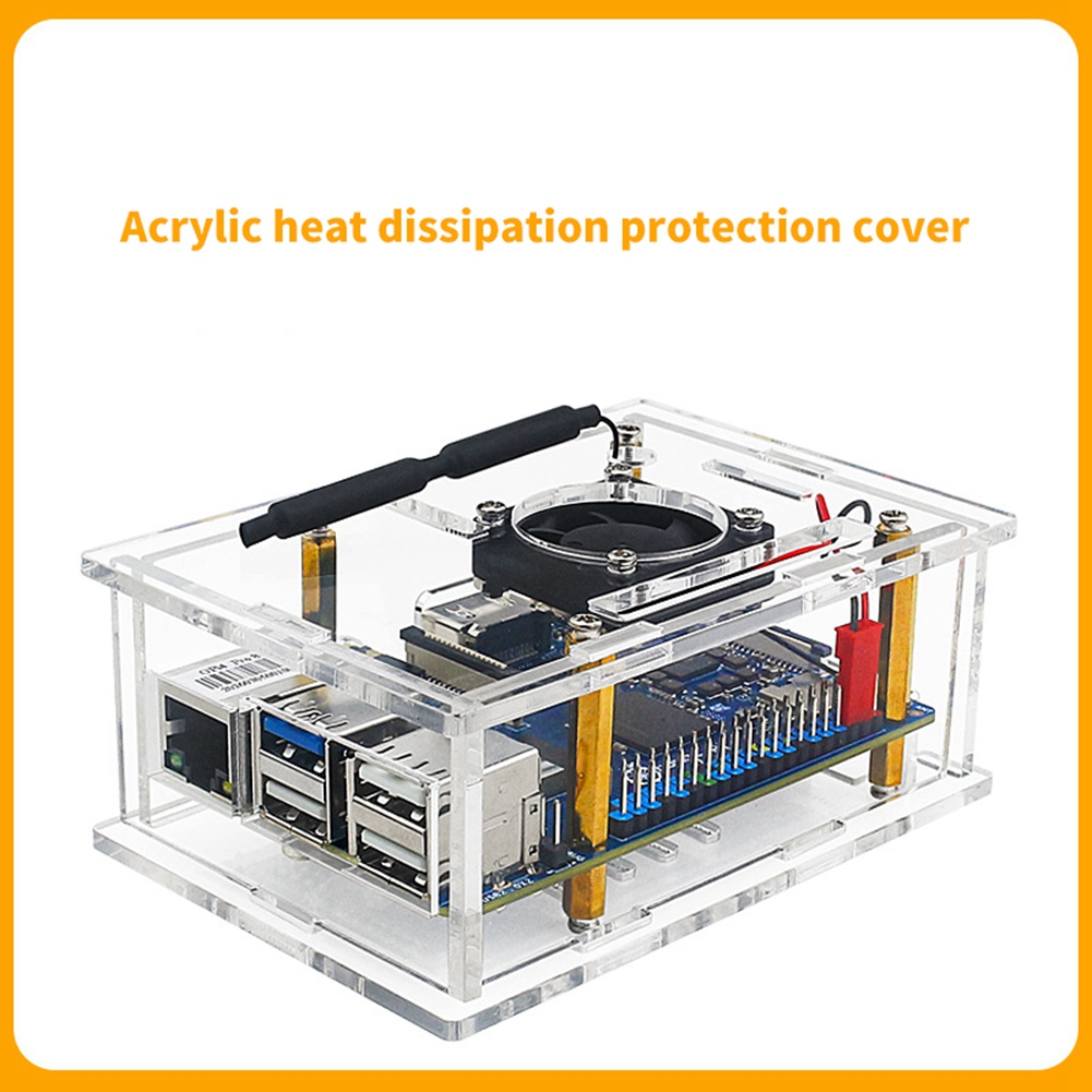 B27B Koelventilator en acryl b - Pi 4 Case recensie en prijs
