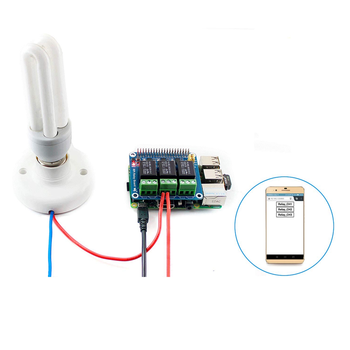 Waveshare 5V 3-kanaals relaism - Pi Zero recensie en prijs