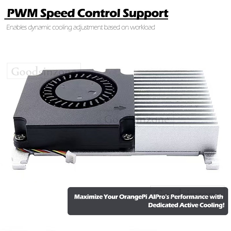 Koelventilator met koellichaam - Pi Power Supply recensie en prijs