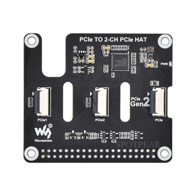 Raspberry Pi 5 PCIe naar 2-CH  - Pi Cooler recensie en prijs