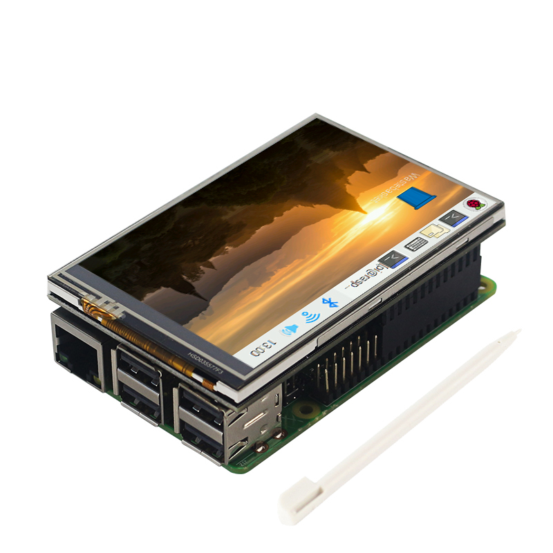 Raspberry Pi 3.5 Inch Touch Sc - Pi 4 Case recensie en prijs