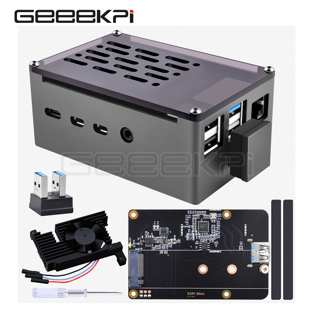 Geeekpi Aluminium Brick Case Z - Pi 4 Case recensie en prijs