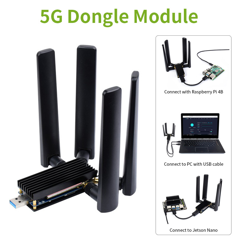 5G Dongle Module Usb 3.1 Naar  - Pi 4 Case recensie en prijs