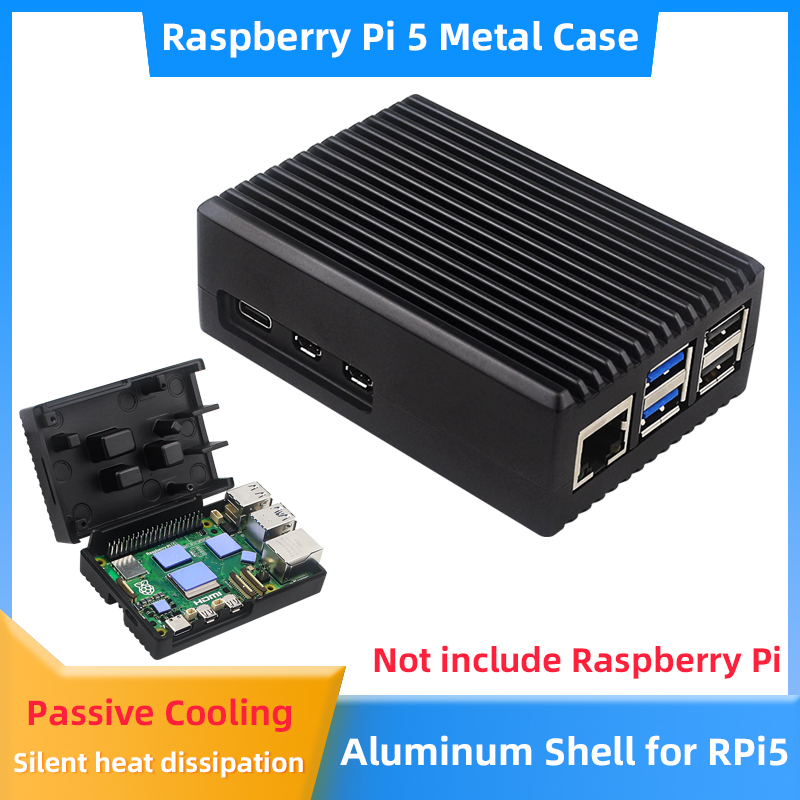 Raspberry Pi 5 Aluminium behui - Pi 5 Case recensie en prijs