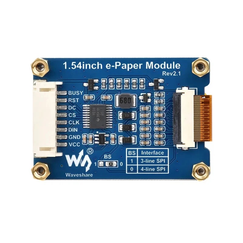 1,54 inch E-Paper displaymodul - Pi Display recensie en prijs