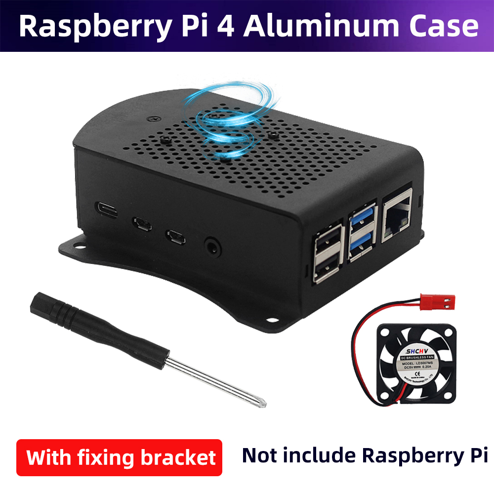 Raspberry Pi 4 Aluminium Leger - Pi 4 Case recensie en prijs