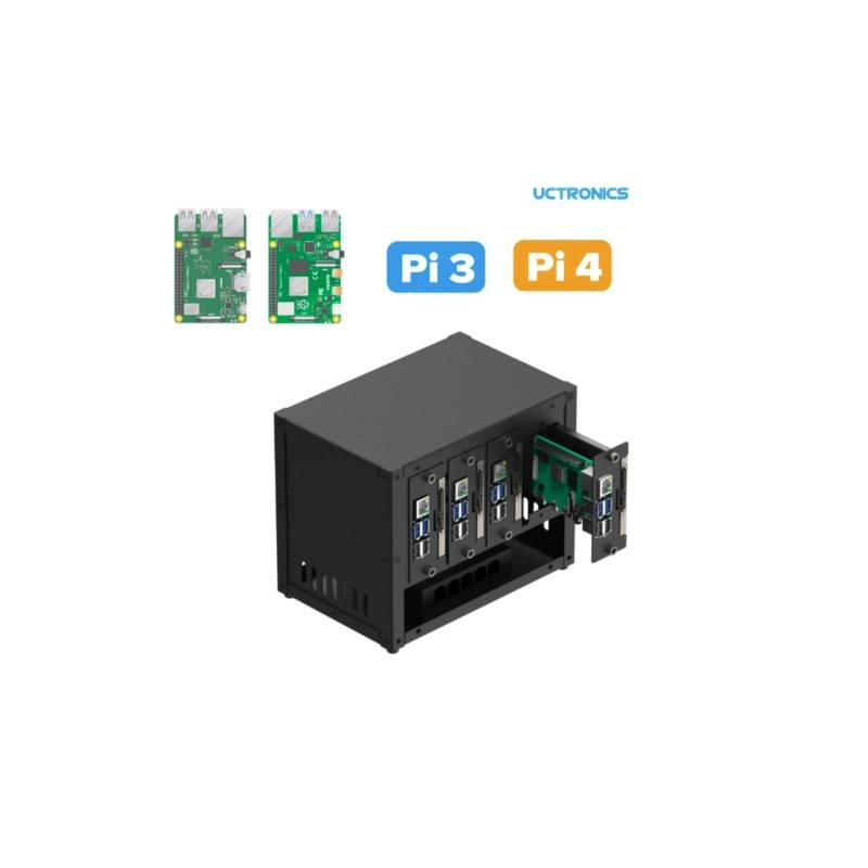 UCTRONICS Raspberry Pi Cluster - Raspberry Pi 4 recensie en prijs