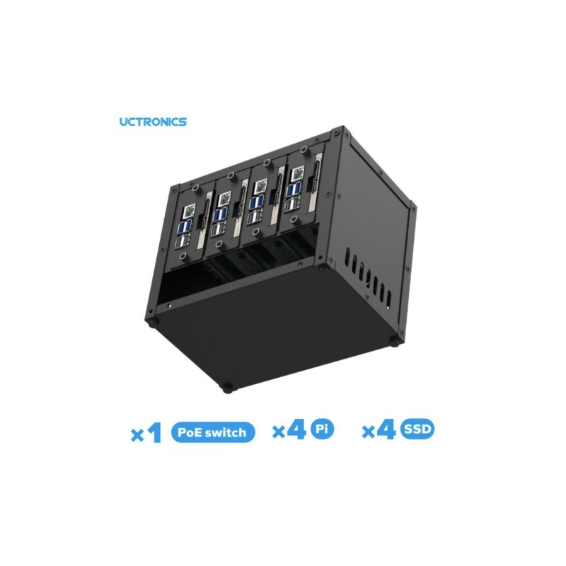 UCTRONICS Raspberry Pi Cluster - Raspberry Pi 4 recensie en prijs