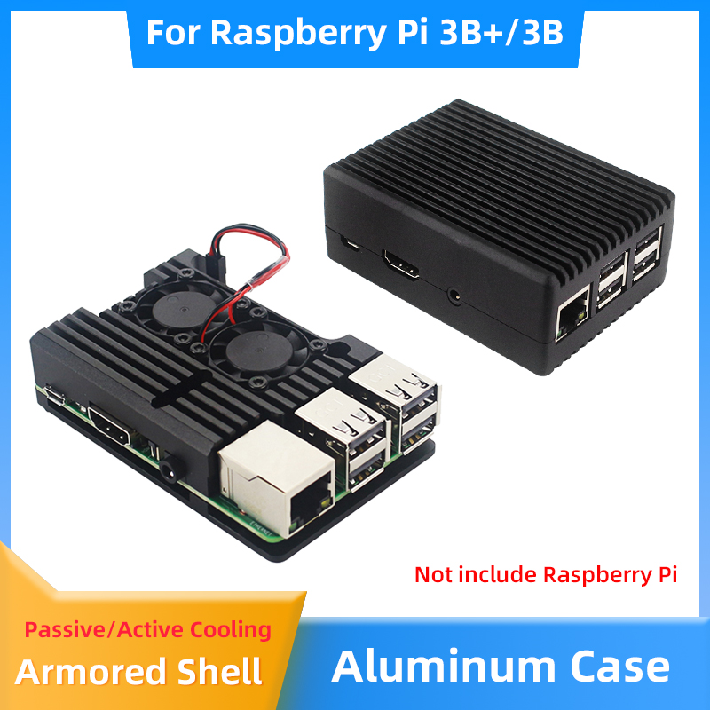 Raspberry Pi 3B+ 3B aluminium  - Pi Cooler recensie en prijs