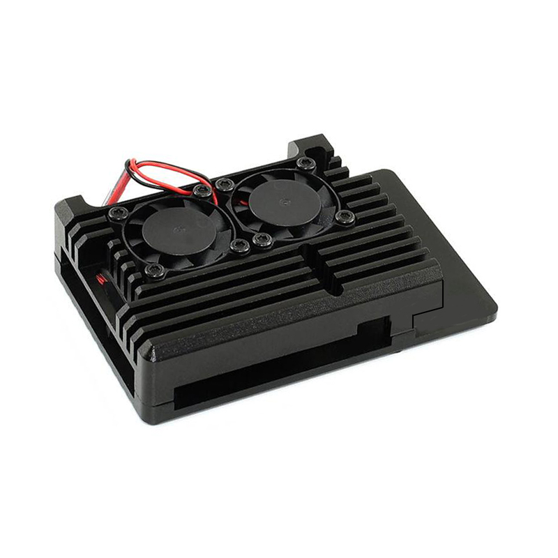 Aluminium metalen behuizing me - Pi 4 Case recensie en prijs