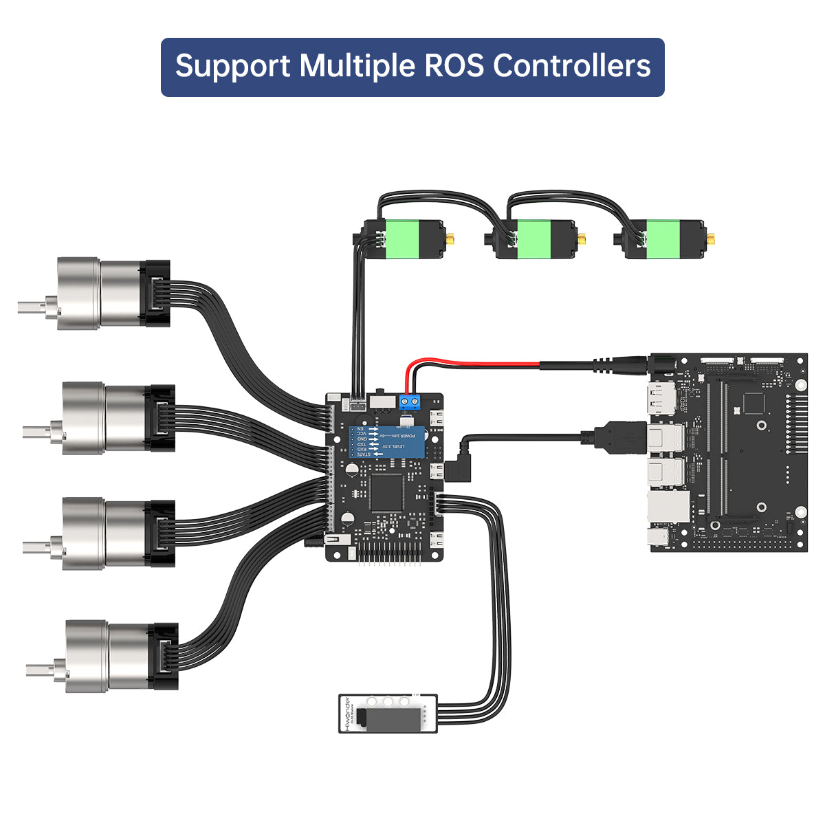 ROS Robot Control Board voor J - Raspberry Pi 4 recensie en prijs